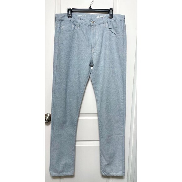 AG Adriano Goldschmied Light Blue Men's Straight Jeans - Picture 4 of 14